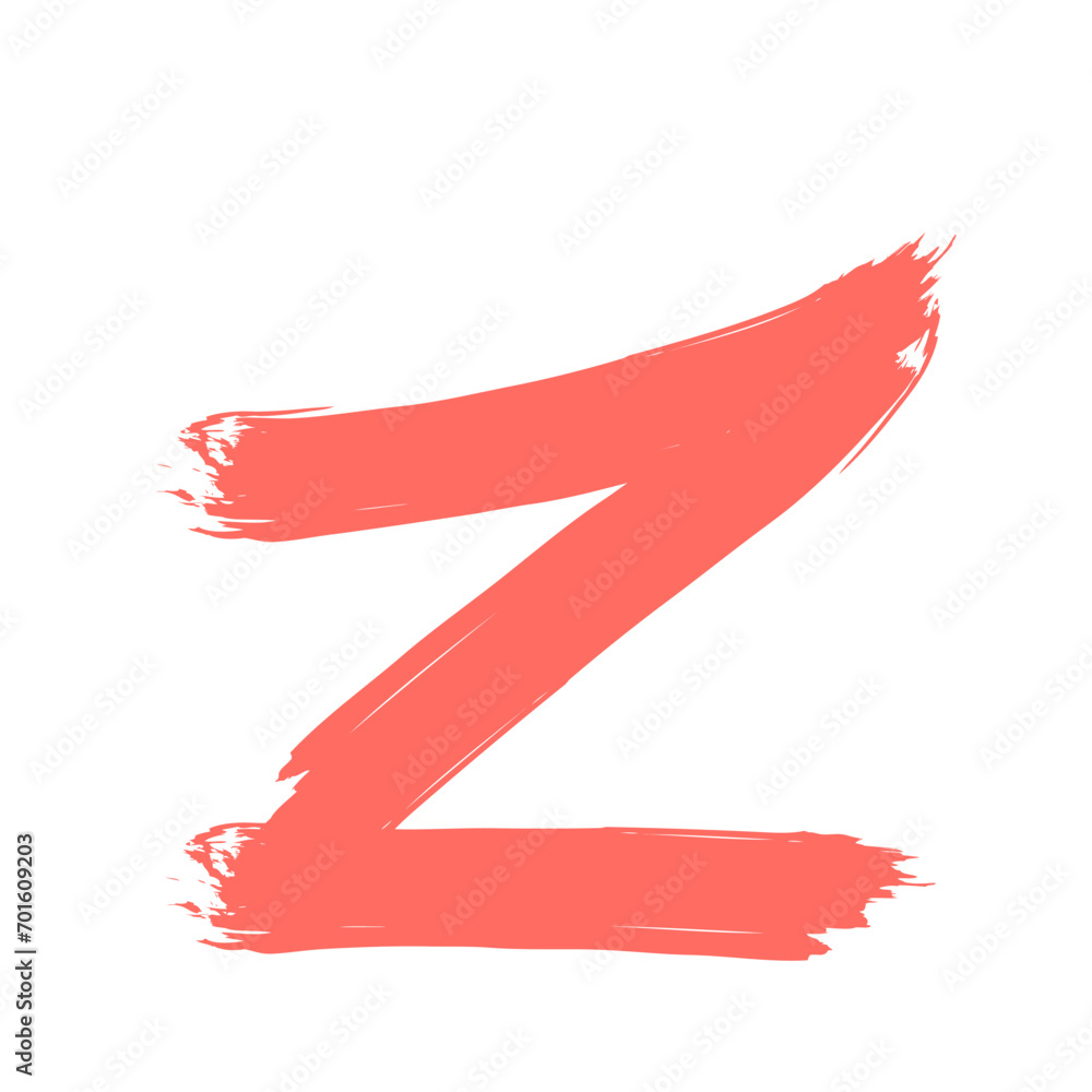 Obraz premium Colored Abstract Grunge Paint Brush Stroke Design Element