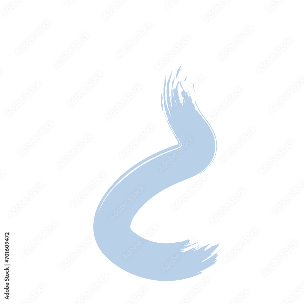 Obraz premium Colored Abstract Grunge Paint Brush Stroke Design Element