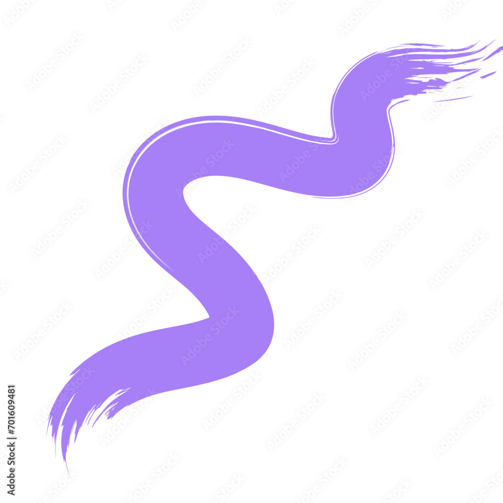 Fototapeta premium Colored Abstract Grunge Paint Brush Stroke Design Element