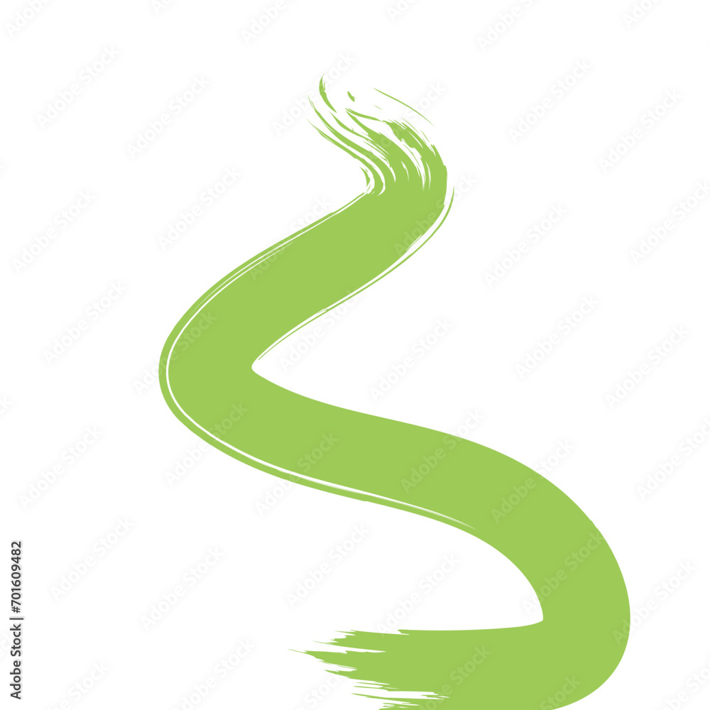 Colored Abstract Grunge Paint Brush Stroke Design Element Colored Abstract Grunge Paint Brush Stroke Design Element