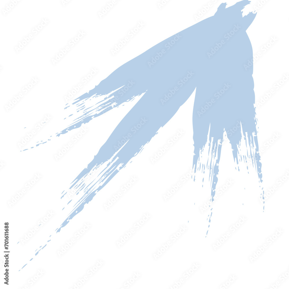 Colored Abstract Grunge Paint Brush Stroke Design Element Colored Abstract Grunge Paint Brush Stroke Design Element