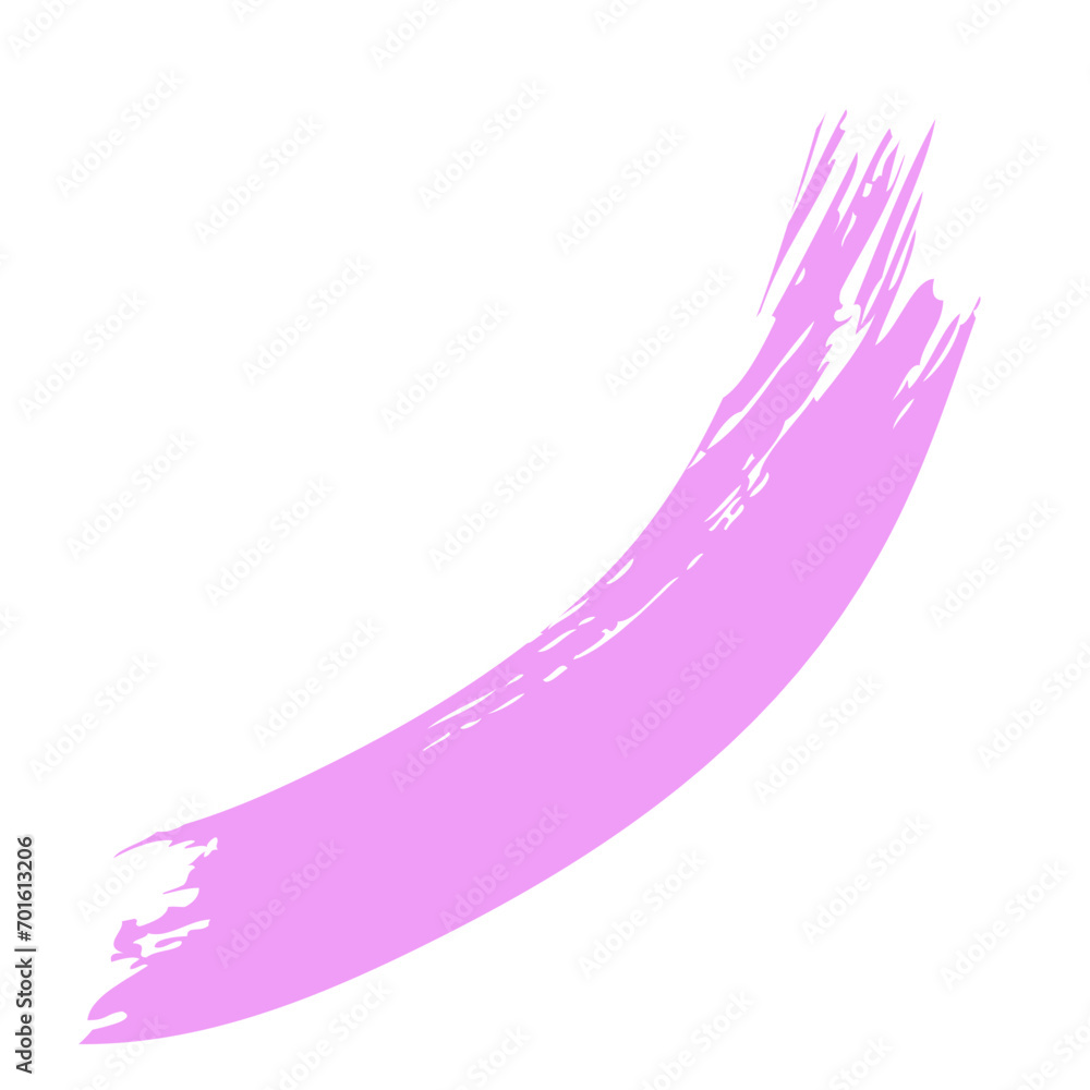Colored Abstract Grunge Paint Brush Stroke Design Element Colored Abstract Grunge Paint Brush Stroke Design Element