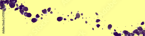 Beautiful Floral Tender Vector Yellow Panoramic