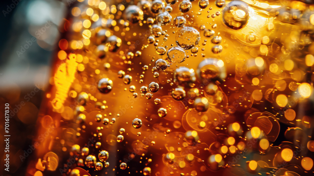 closeup of bubbles in a glass closeup of bubbles in a glass