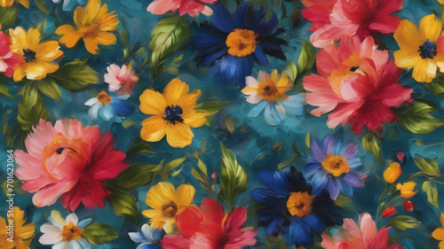  Abstract floral background elements for design. AI generated image. AI generated image