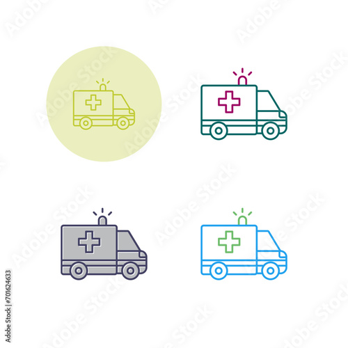 Ambulance Vector Icon