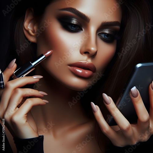 make up artist applying make up