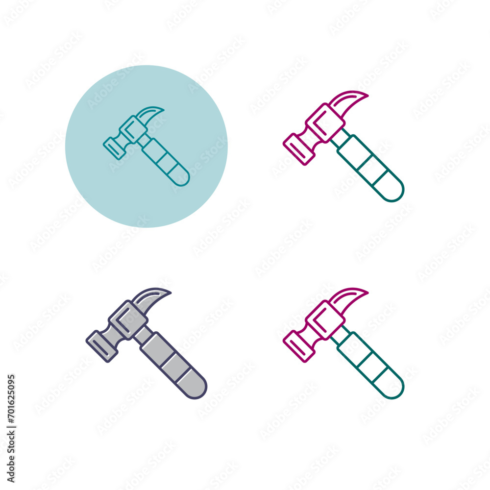 Hammer Vector Icon Hammer Vector Icon
