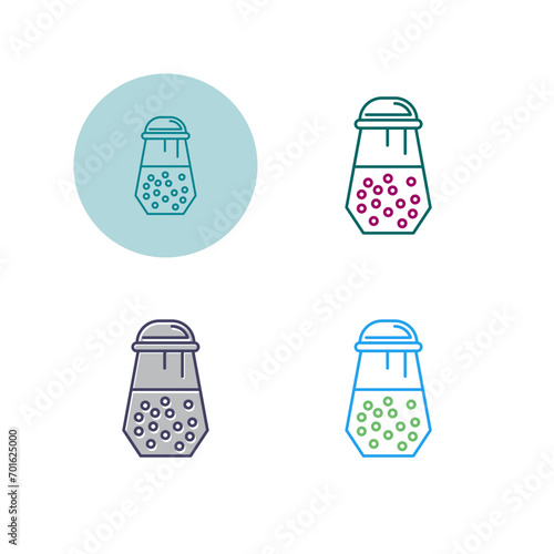 Salt Shaker Vector Icon