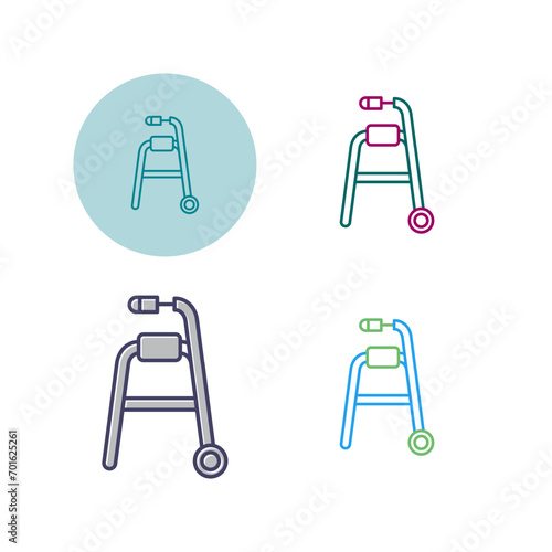 Walker Vector Icon
