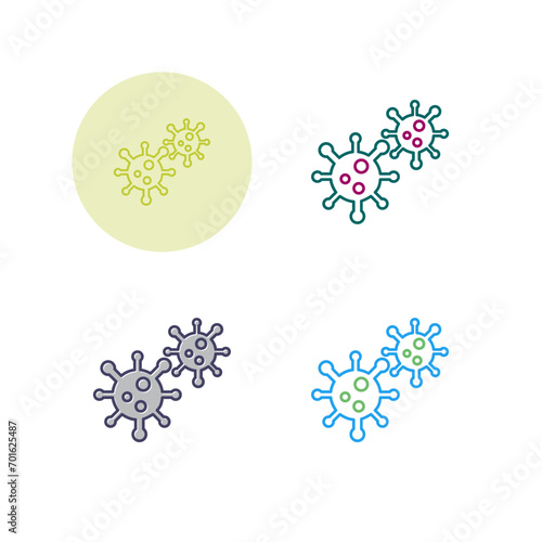 Covid virus Vector Icon