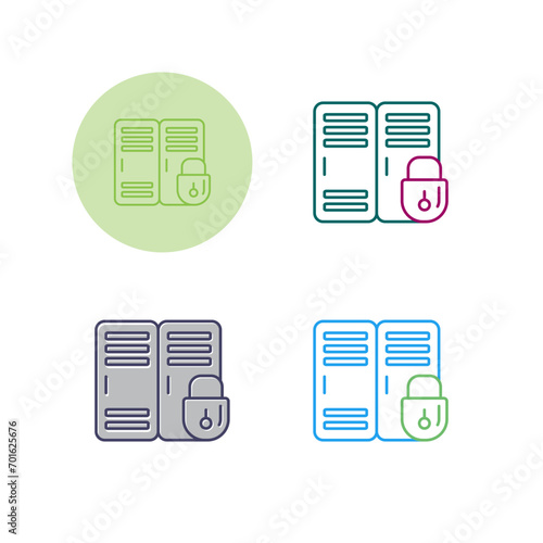Locker Vector Icon