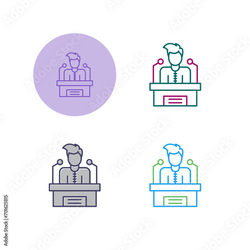 Speech Vector Icon