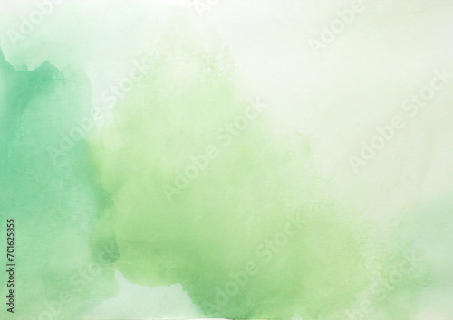 緑色の水彩背景テクスチャー
