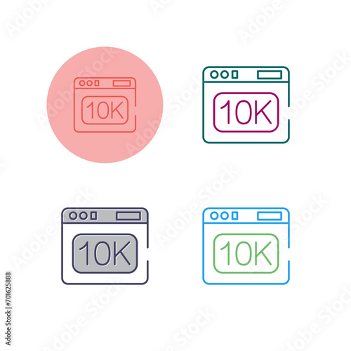 10k Vector Icon