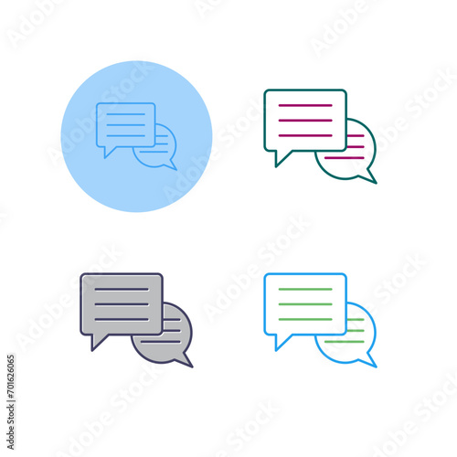 Conversation Vector Icon