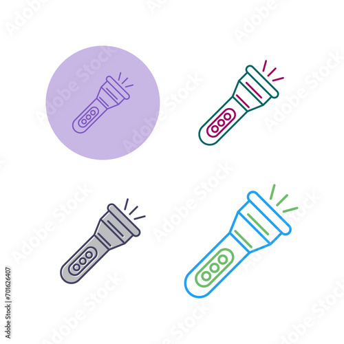 Flashlight Vector Icon