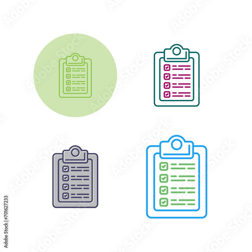Checklist Vector Icon