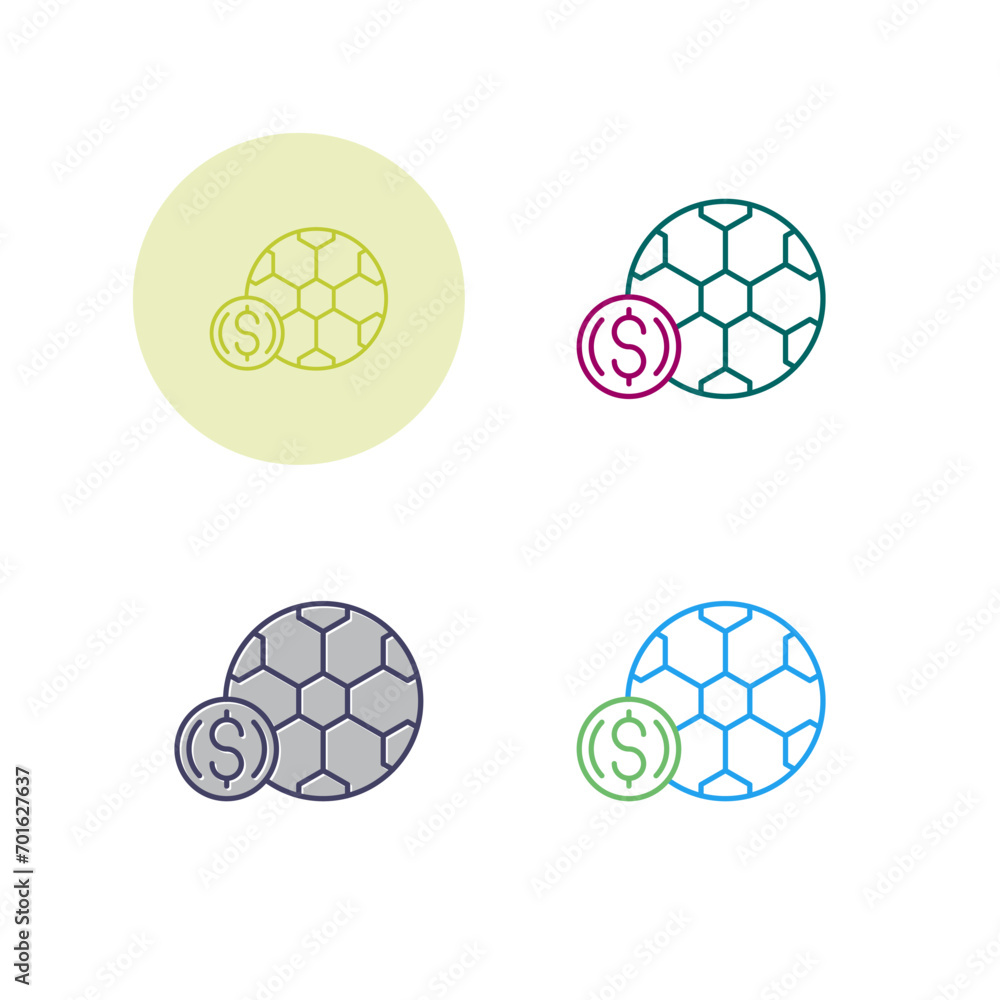 Obraz premium Betting Vector Icon