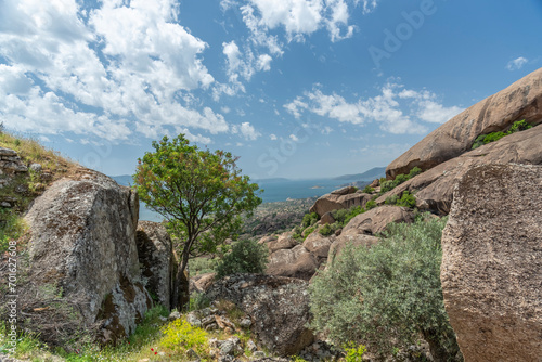 Ancient settlements and places of worship around Lake Bafa with different rock forms and religious drawings