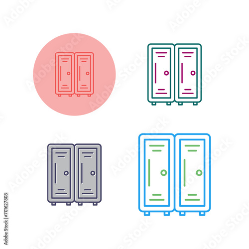 Locker Room Vector Icon