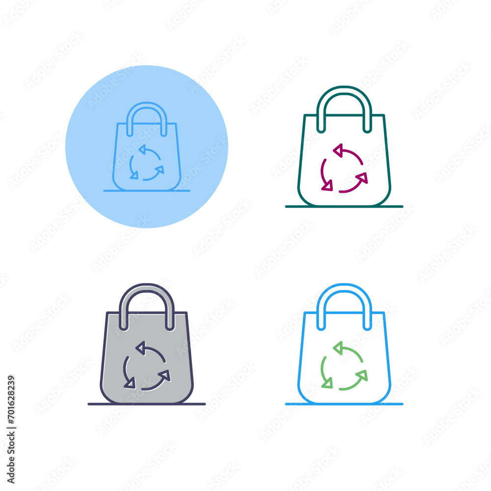Eco Bag Vector Icon Eco Bag Vector Icon