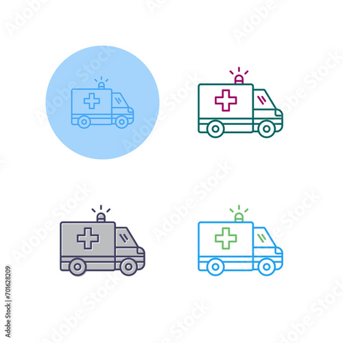 Ambulance Vector Icon