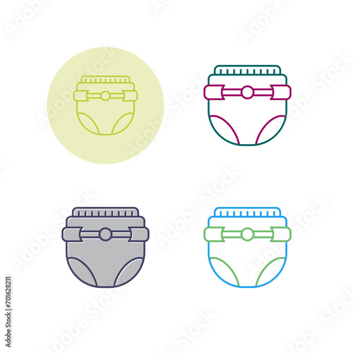 Diaper Vector Icon