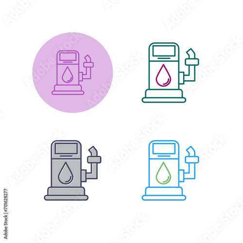 Gas Station Vector Icon