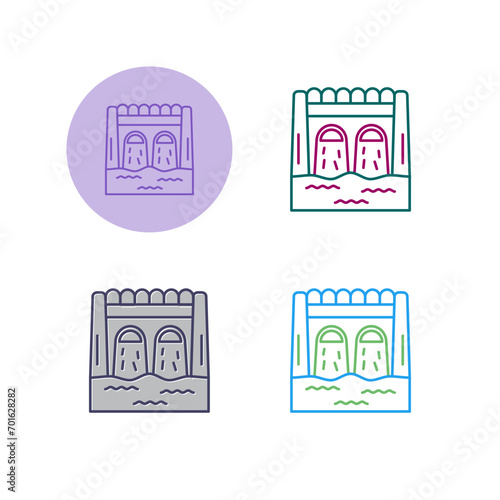 Dam Vector Icon