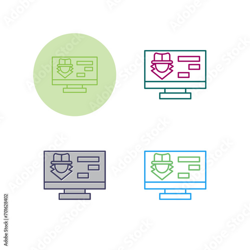 Hacking Vector Icon