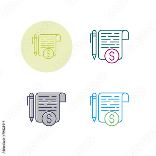 Paid Article Vector Icon