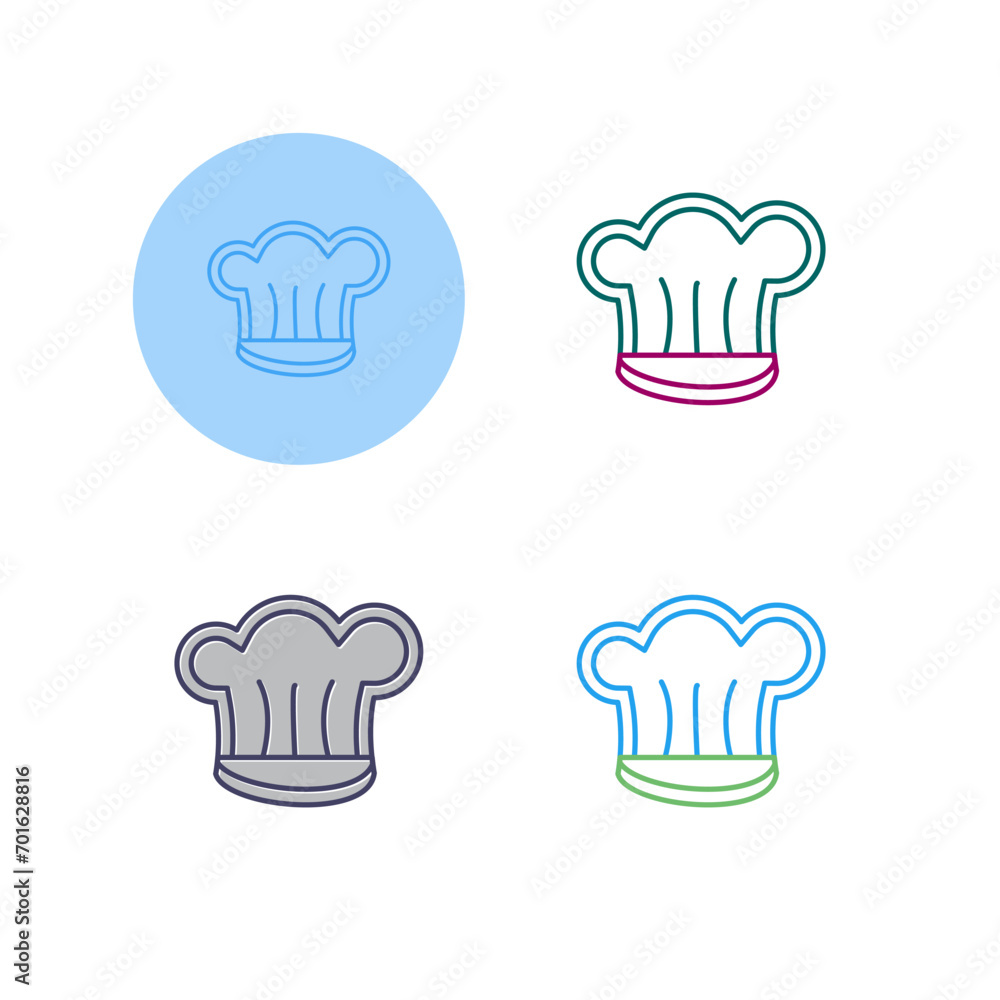 Chef Hat Vector Icon Chef Hat Vector Icon