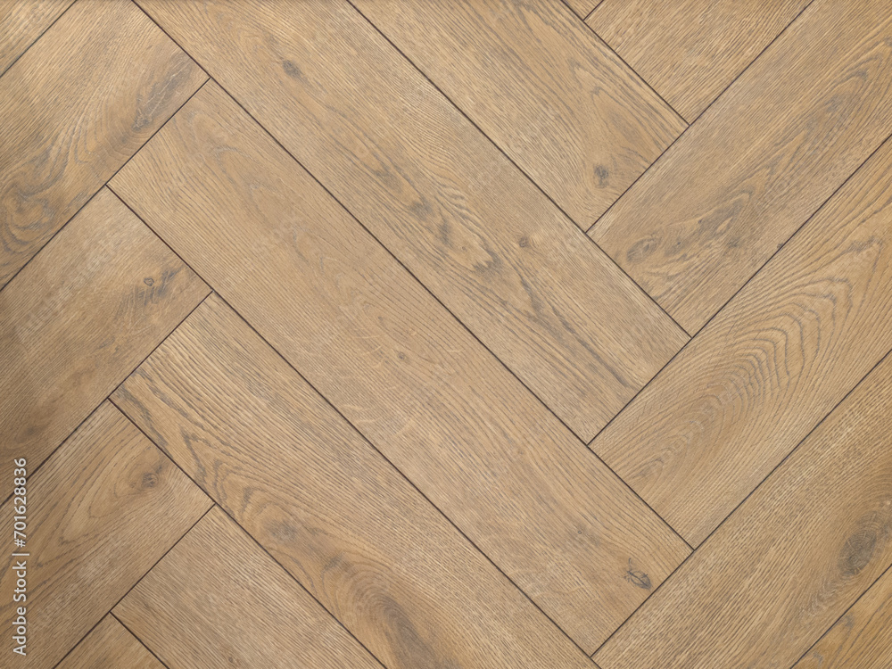 Wooden floor parquet Herringbone boards on wood texture wallpaper on