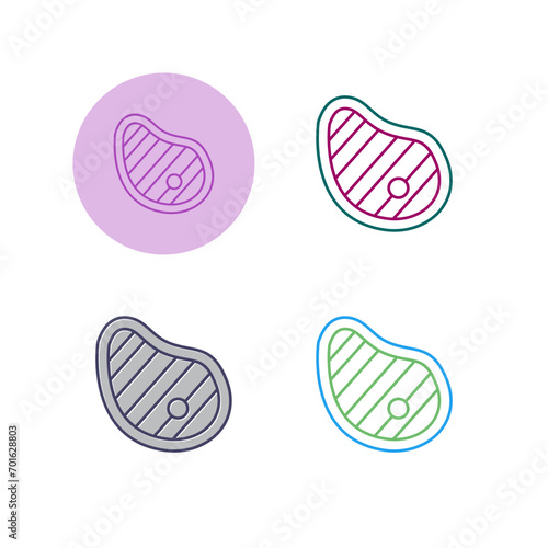 Steak Vector Icon
