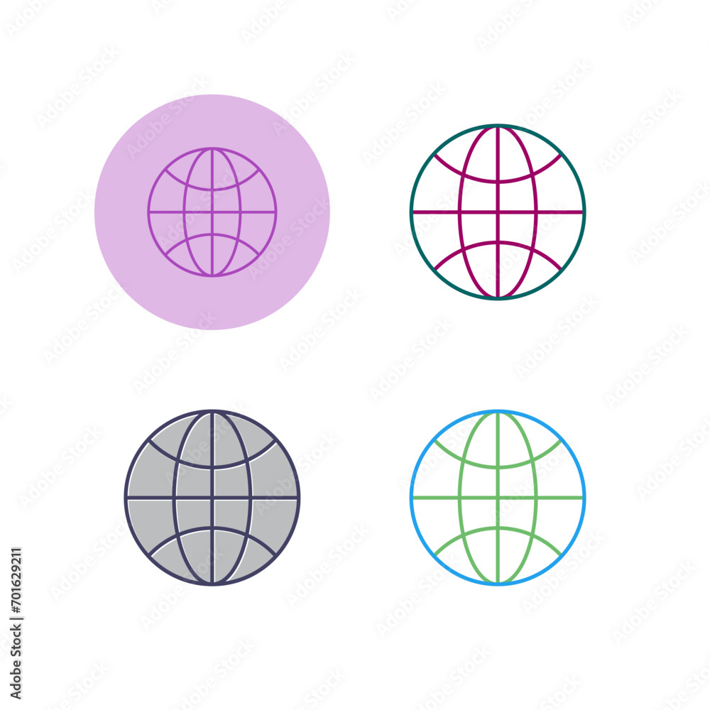 Globe Vector Icon Globe Vector Icon