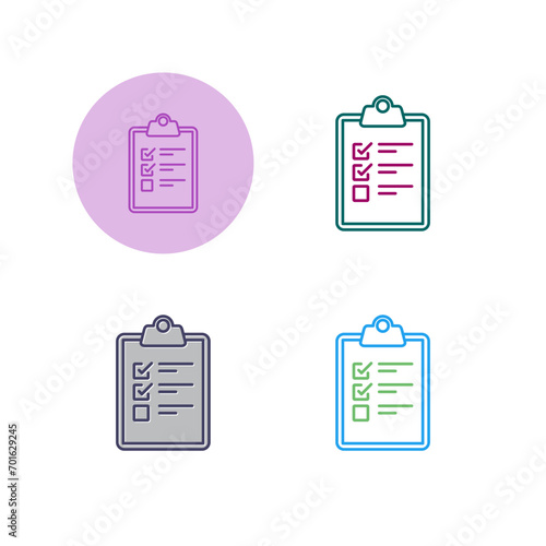 Checklist Vector Icon