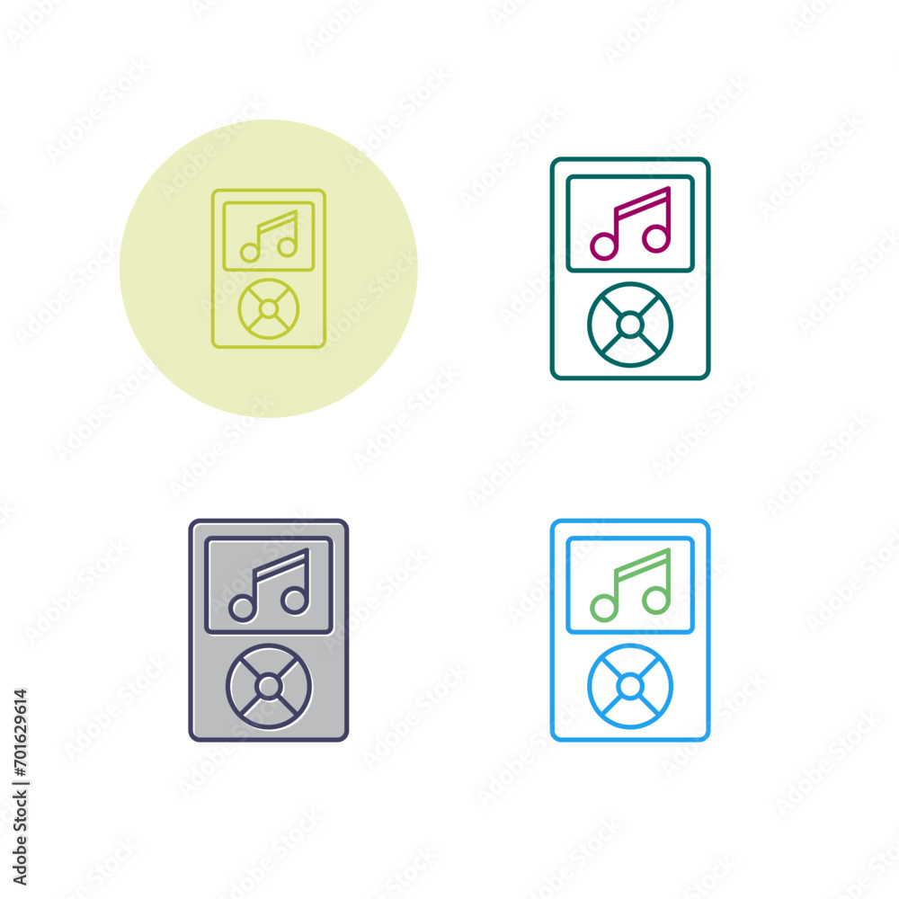 Music Player Vector Icon Music Player Vector Icon