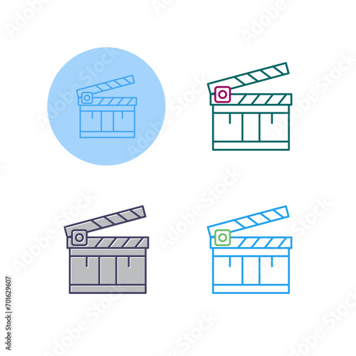 Clapperboard Vector Icon