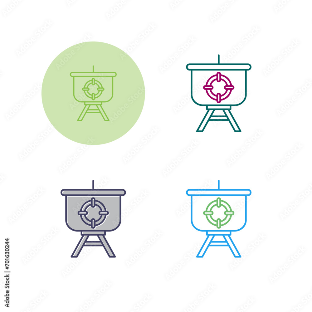 Target Presentation Vector Icon Target Presentation Vector Icon