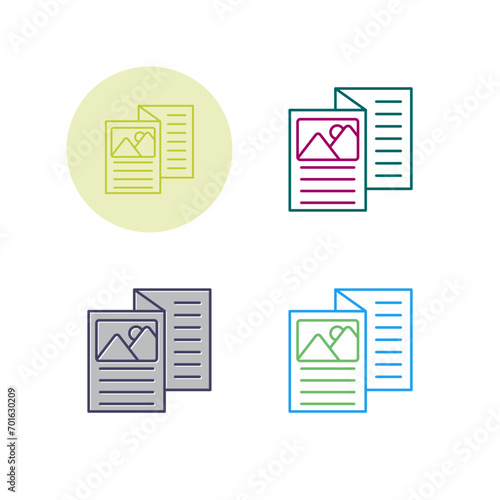 Brochure Vector Icon