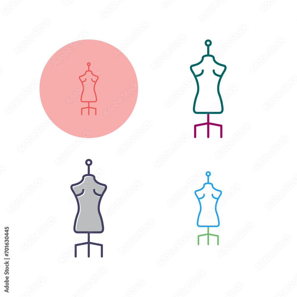 Mannequin Vector Icon Mannequin Vector Icon