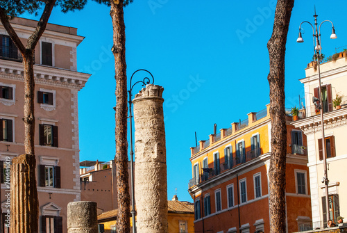 Area Sacra di Largo Argentina,
historical center listed as World Heritage by UNESCO, ruins, Italy, Lazio, Rome.
 photo