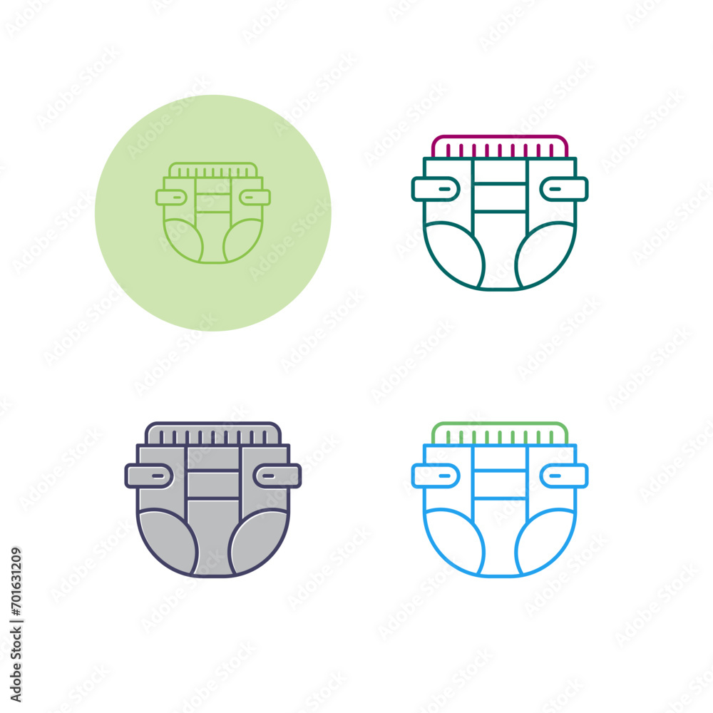 Diaper Vector Icon