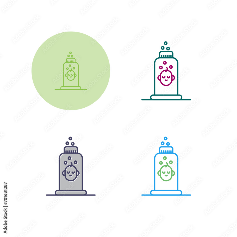 Obraz premium Talcum Powder Vector Icon