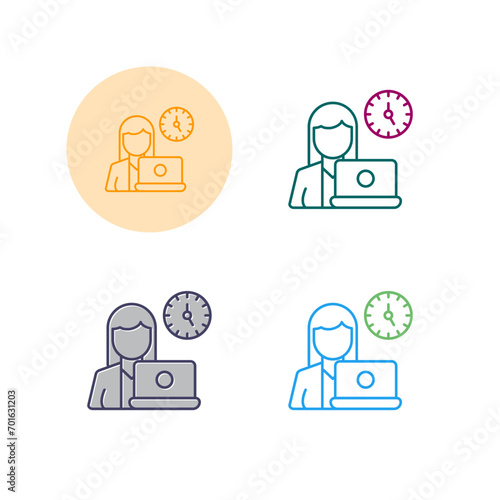 Overtime Vector Icon
