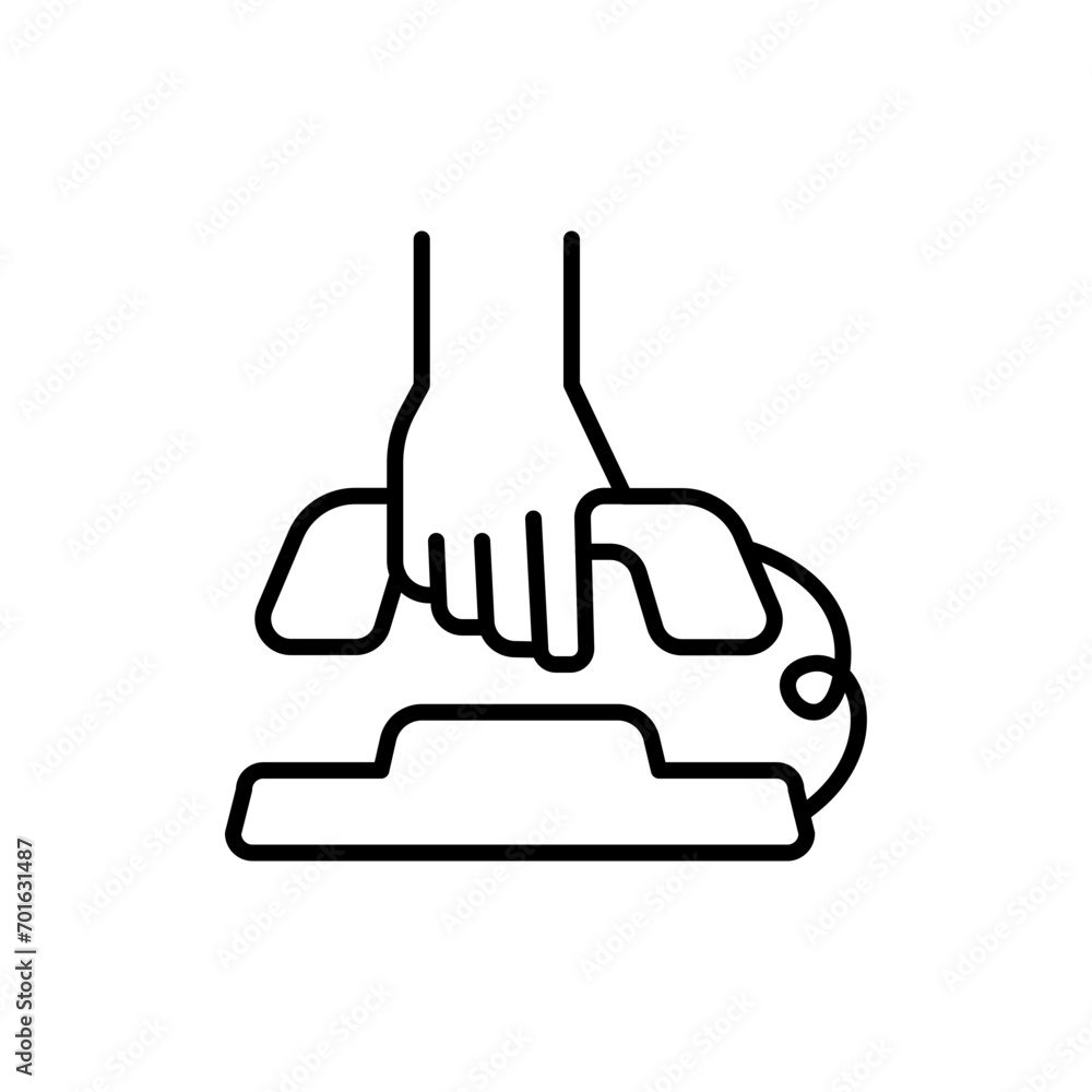 Phone call outline icons, minimalist vector illustration ,simple transparent graphic element .Isolated on white background Phone call outline icons, minimalist vector illustration ,simple transparent graphic element .Isolated on white background