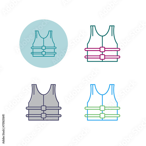 Bulletproof Jacket Vector Icon