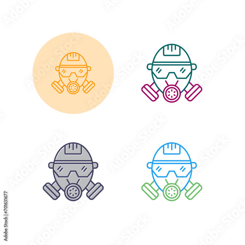 Gas Mask Vector Icon