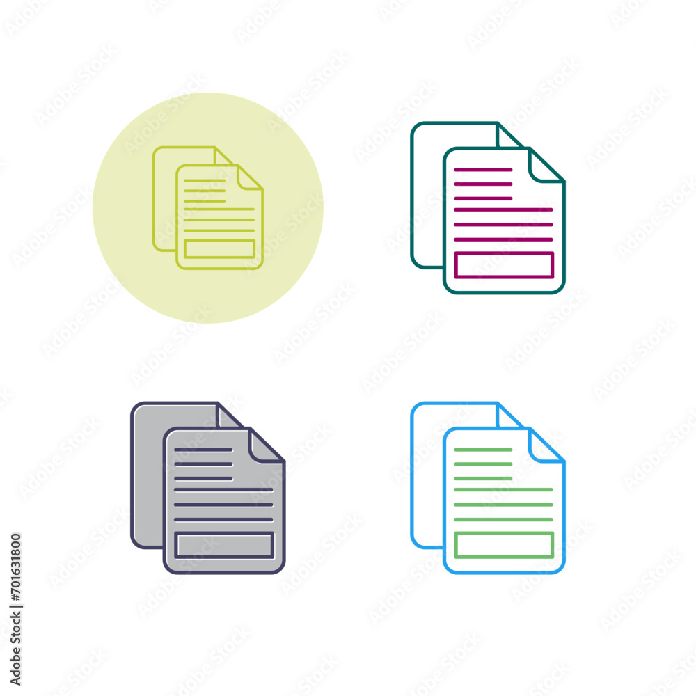 Documents Vector Icon Documents Vector Icon